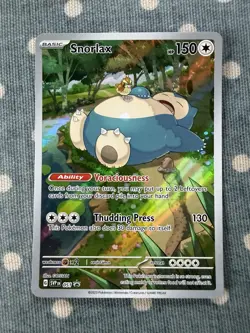 Pokemon TCG Snorlax 051 Promo Card 151 - Image 1