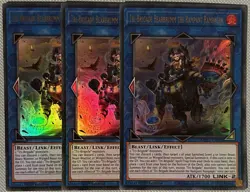 YuGiOh! Tri-Brigade Bearbrumm the Rampant Rampager x3 MP22-EN085 Ultra Rare - Image 1