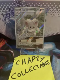 Cinccino 153/086 Black Bolt NEAR MINT PACK FRESH Illustration Rare Pokemon TCG - Image 1