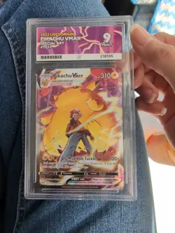 Pikachu VMAX 2022 Lost Origin TG17/TG30 Special Art Pokemon Mint 9 Ace Slab. UK - Image 1