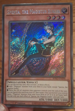 Yu-Gi-Oh! Spenta, the Magistus Sealer Secret Rare BPRO-EN098 1st Edition - Image 1