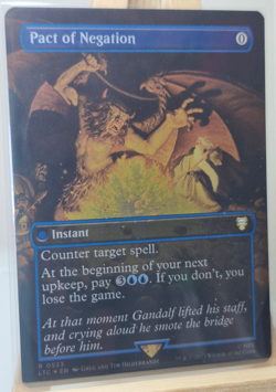 Pact of Negation (Borderless - FOIL) LTC 523 NM - Image 2