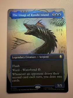 MTG – Avatar – The Unagi of Kyoshi Island Borderless Foil - Rare 0319 - Image 1