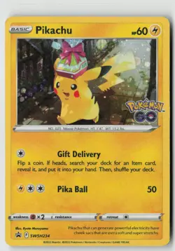 Pikachu SWSH234 - SWSH: Sword & Shield Promo Cards Holo - PTCG - MP - Image 1