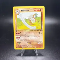 Pokemon TCG Marowak Jungle Card 39/64 Regular 1st Edition Uncommon NM - Image 1