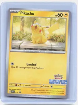 Pikachu - (Illustration Contest 2024) Promo SV: Scarlet & Violet Promo Cards 2 - Image 1