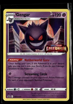Gengar - (Prerelease) SWSH241 Holofoil Promo Cards NM POK-010-002 - Image 1