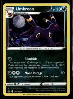 Umbreon - SWSH129 Holo SWSH: Sword & Shield Promo Cards NM POK-010-014 - Image 1