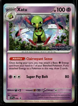 Xatu - (Prerelease) 059 Holo SV: Scarlet & Violet Promo Cards NM POK-010-001 - Image 1