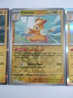 PAWMOT 076/198🔥3x Pokemon TCG Card Scarlet & Violet BASE Holo/Reverse RARE M/NM - Image 3