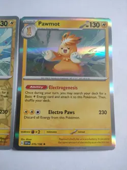 PAWMOT 076/198🔥3x Pokemon TCG Card Scarlet & Violet BASE Holo/Reverse RARE M/NM - Image 4