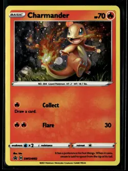 Charmander - SWSH092 Holo SWSH: Sword & Shield Promo Cards NM POK-014-068 - Image 1