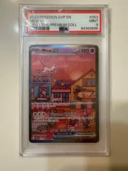 Pokemon Mew Ex #053 151 Ultra Premium Collection 2023 Promo Psa 9 Mint - Image 1