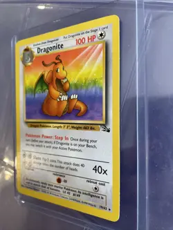 Dragonite 19/62 Non Holo - Pokemon Fossil Set Rare Card 1999 TCG - Image 3