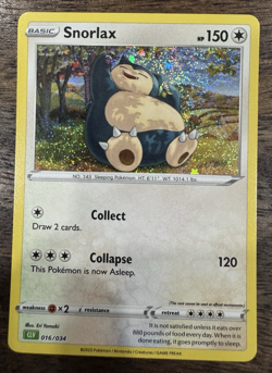 😴 Snorlax CLV 016/034 😴 - Pokemon TCG Classic Collection - NM Pack Fresh - Image 1