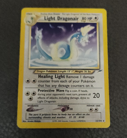 Pokemon Light Dragonair 22/105 Neo Destiny Rare Card Heavily Played/Damaged - Image 1