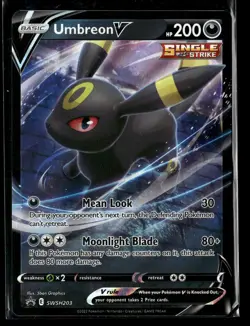 Umbreon V - SWSH203 Holo SWSH: Sword & Shield Promo Cards NM - Image 1