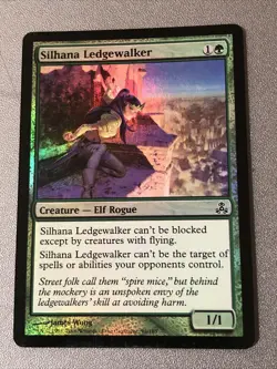 Silhana Ledgewalker Foil X1 Guildpact NM Condition See Pics Front Back - Image 1