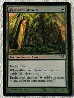 Abundant Growth - Foil Avacyn Restored Near Mint, English - MTG - Image 1