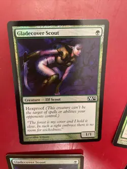 MTG - 4 Copies of Gladecover Scout - FOIL - Magic 2012 M12 NM/MT - Brandy New! - Image 2