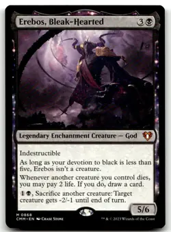 MTG Commander Masters #868 Erebos, Bleak-Hearted NM - Image 1