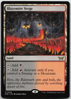Blazemire Verge Duskmourn: House of Horror 256 NM R - Image 1