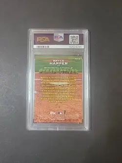 2016 Topps Chrome Perspectives Red Refractor #3/5 Bryce Harper Psa 10 Pop 1 - Image 3