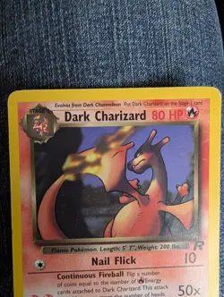 Dark Charizard Team Rocket 21/82 Non-Holo Card MP/HP - Image 3