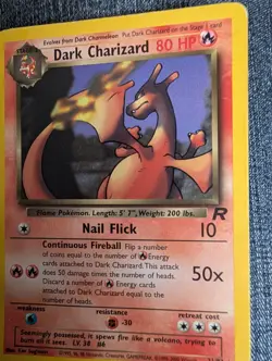 Dark Charizard Team Rocket 21/82 Non-Holo Card MP/HP - Image 4