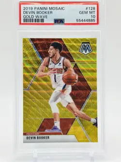 2019 Panini Mosaic - Devin Booker Gold Wave PSA 10 - Image 1