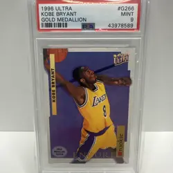 1996-97 Fleer Ultra - Encore Rookies Kobe Bryant #G-266 Gold Medallion PSA 9 - Image 1