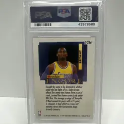 1996-97 Fleer Ultra - Encore Rookies Kobe Bryant #G-266 Gold Medallion PSA 9 - Image 3