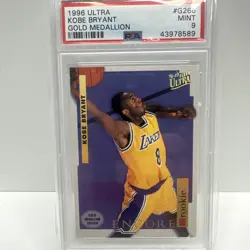 1996-97 Fleer Ultra - Encore Rookies Kobe Bryant #G-266 Gold Medallion PSA 9 - Image 5