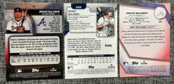 2025 Topps Bowman's Best, Stadium Club, Pristine Drake Baldwin Braves Lot (3) - Image 2