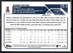 #CTC-2 Shohei Ohtani 2023 Topps Flagship Collection Companions - Image 2