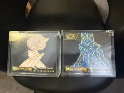 Pokemon Center Mega Evolution Gardevoir & Lucario ETB Set Sealed - Image 1