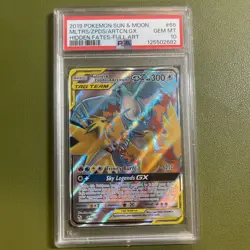 2019 Pokemon Sun & Moon Hidden Fates Articuno Zapdos Moltres GX #66 PSA 10 - Image 1
