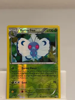 Butterfree 5 LIGHTLY PLAYED Generations 83 Holo Pokemon Reverse Holo - Image 2