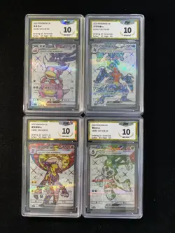 2025 Pokemon S-CHN CSV4C 140/129 SR Slowking ex Garchomp ex PGS 10 Lot*4 LU57 - Image 1