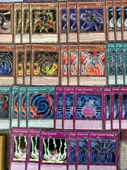 YuGiOh Zane Truesdale Cyberdark Cyber Dragon Deck & Secret Rares + Game Mat - Image 4