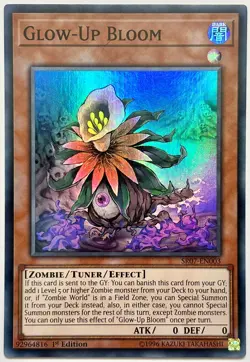 SR07-EN003 Glow-Up Bloom - Ultra Rare 1st Edition Near Mint YuGiOh Card - Image 1
