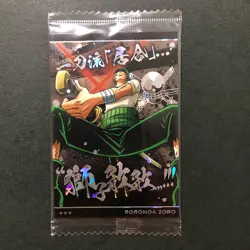 S5379 Roronoa Zoro SR 5-16 Japanese One Piece Wafer Card Sealed YF26 - Image 1