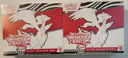 Pokemon Scarlet & Violet: White Flare ETB - SEALED NEW LOT OF 2 - Image 1