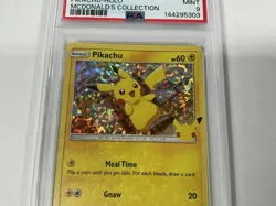PSA 9 Pikachu 25/25 McDonald's 25th Anniversary Promo Pokemon Card - Image 3