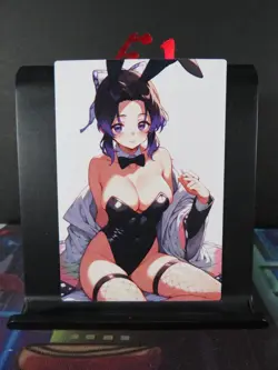 Shinobu Kocho Demon Slayer Custom Art Card NM Anime Sexy Waifu CCG Collectible - Image 1