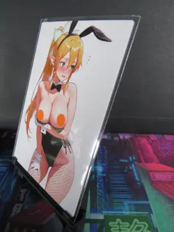 Leafa Sword Art Online SAO Custom Art Card NM Anime Sexy Waifu Collectible - Image 2