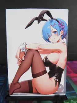 Rem Re: Zero Starting Life Custom Art Card NM Anime Sexy Waifu Collectible - Image 1
