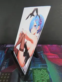 Rem Re: Zero Starting Life Custom Art Card NM Anime Sexy Waifu Collectible - Image 2