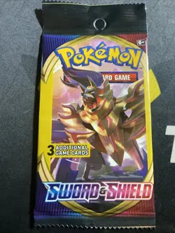Pokemon TCG: 3 Card Sword & Shield Booster Pack - Image 1