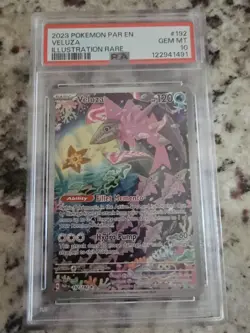 2023 Pokemon Scarlet and Violet Paradox Rift Veluza Illustration Rare PSA 10 - Image 1
